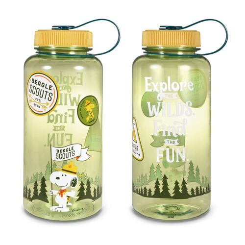 Botella de Agua Peanuts Snoopy Scout Encuentra la Diversión Hallmark 32 oz