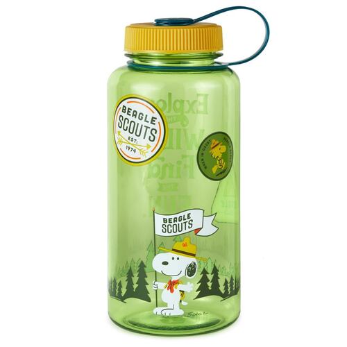 Botella de Agua Peanuts Snoopy Scout Encuentra la Diversión Hallmark 32 oz