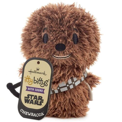 Peluche con Sonido Star Wars Pequeño Chewbacca Itty Bittys Hallmark