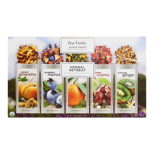 Caja de Té Surtido Hojas Sueltas Herbal Retreat 15 Piezas Tea Forte
