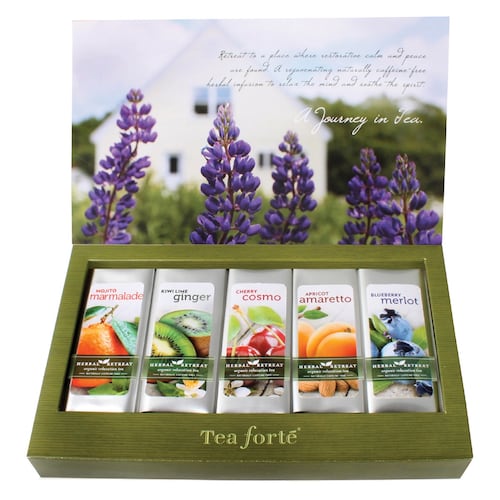 Caja de Té Surtido Hojas Sueltas Herbal Retreat 15 Piezas Tea Forte
