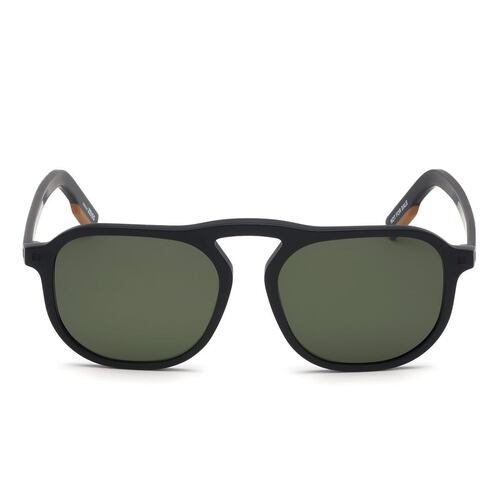 Lente de sol Ermenegildo Zegna EZ0115 en negro y verde