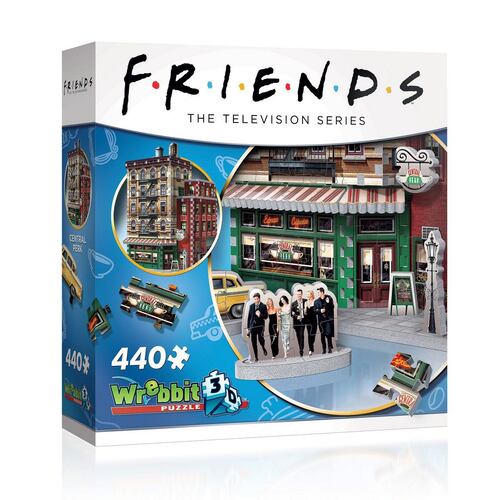 Rompecabezas 3D 440 piezas Friends Central Perk