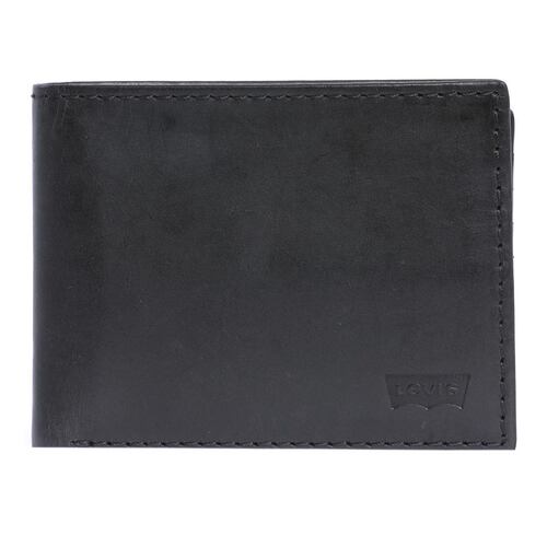 Billetera Levi´s Bifold Negro 100% Piel