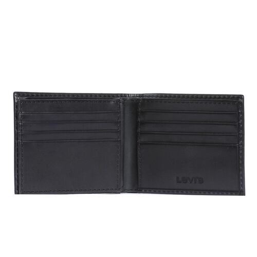 Billetera Levi´s Bifold Negro 100% Piel