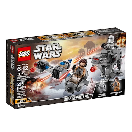 Lego Star Wars Microfighters: Ski Speeder Vs. Caminante de La Primera Orden