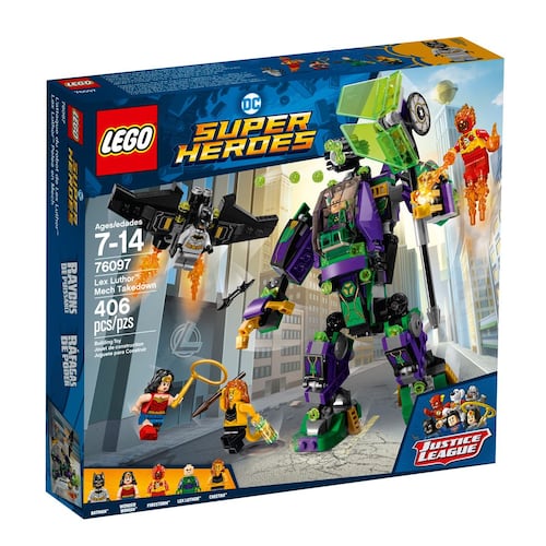 Lego Dc Comics Super Heroes Lex Luthor Pelea en Mech