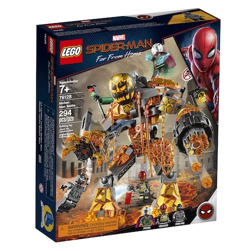 Batalla contra Molten Man Lego