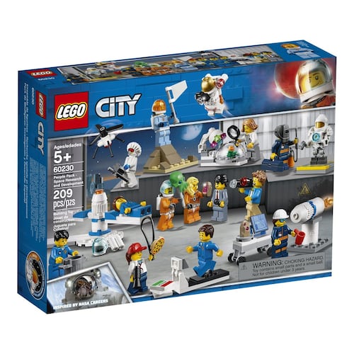 Pack de minifiguras: Investigación y desarrollo Espacial Lego