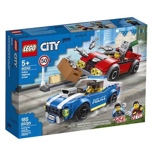 Policía Arresto en la Autopista Lego City