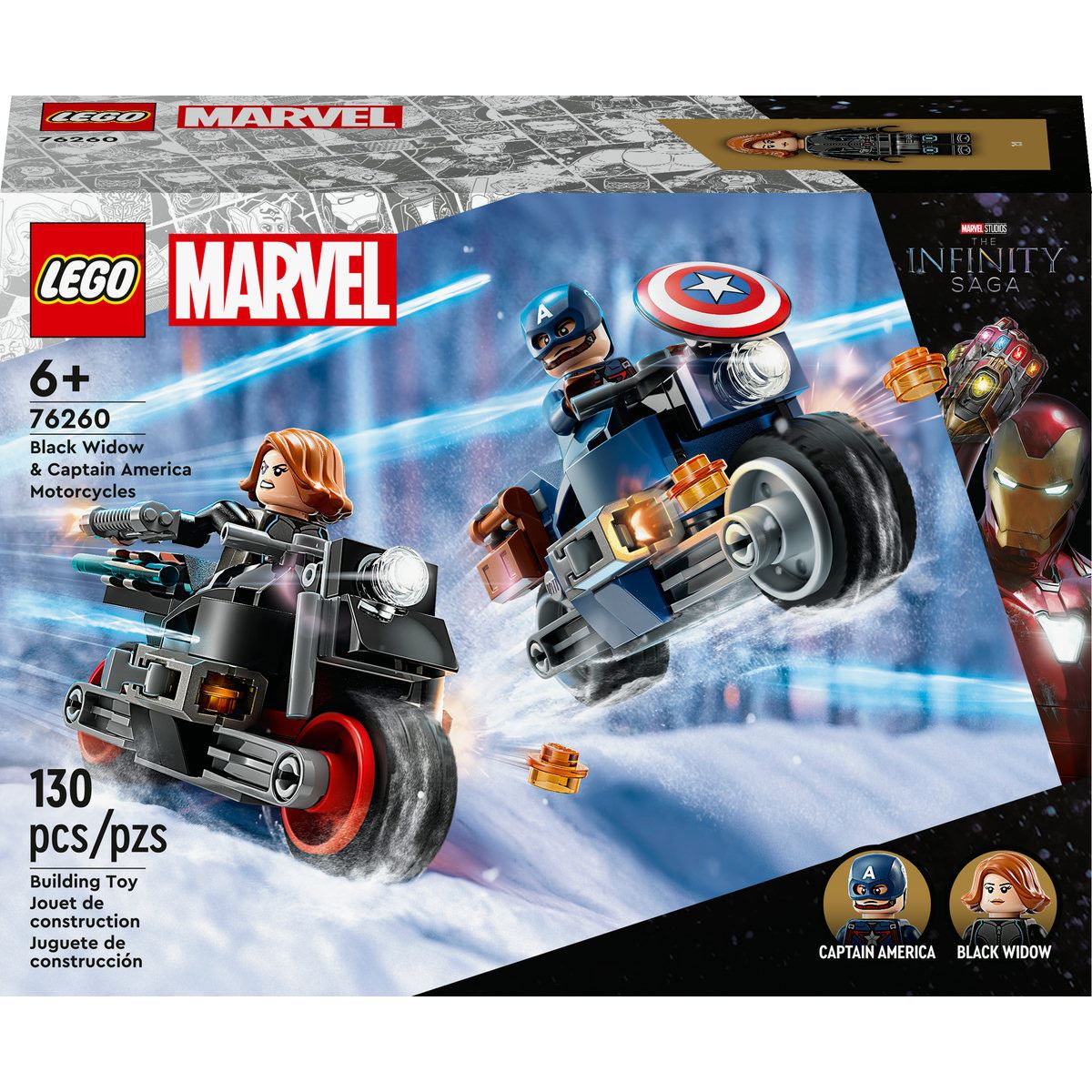 Moto capitan store america lego