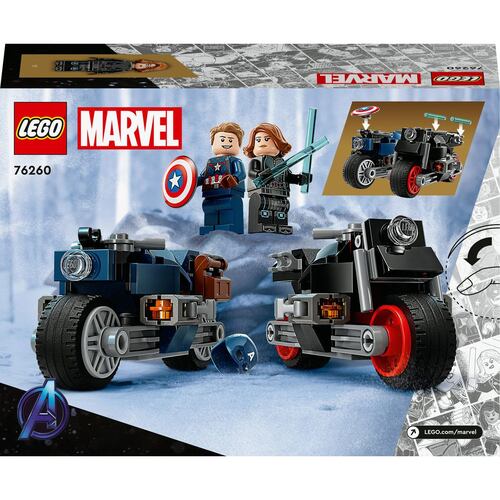 Motos de Black Widow y el Capitán América