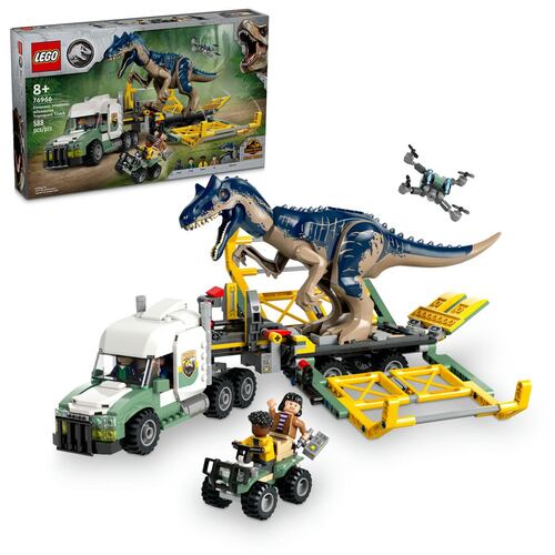 LEGO® Misiones Dinosaurio: Camión de Transporte del Allosaurus