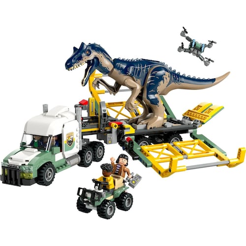 LEGO® Misiones Dinosaurio: Camión de Transporte del Allosaurus