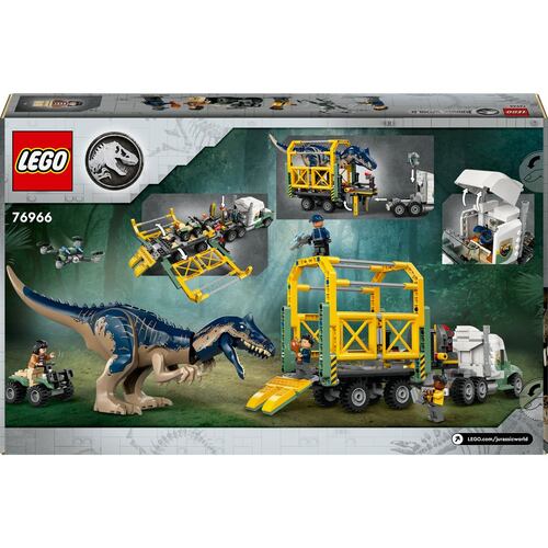 LEGO® Misiones Dinosaurio: Camión de Transporte del Allosaurus