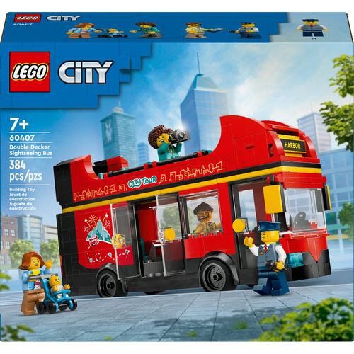 LEGO® Autobús Turístico Rojo de Dos Plantas