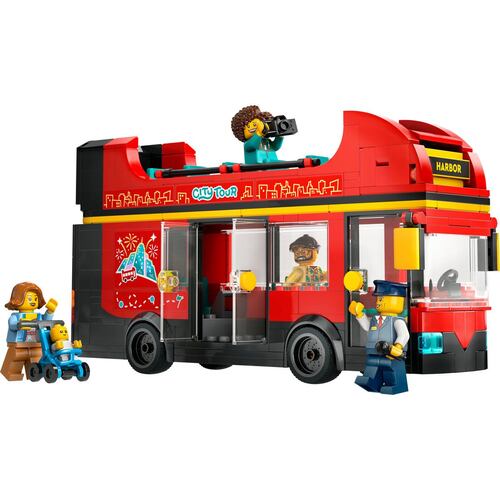 LEGO® Autobús Turístico Rojo de Dos Plantas