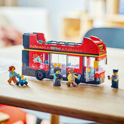 LEGO® Autobús Turístico Rojo de Dos Plantas