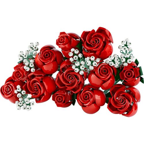 Vengo Ramo de 474 piezas de rosas rojas, compatible con Lego