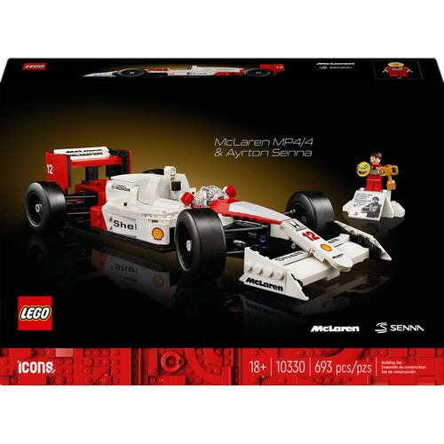 LEGO McLaren MP4/4 y Ayrton Senna