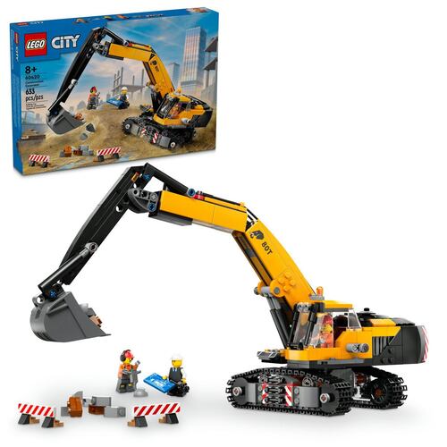LEGO® Excavadora de Obra Amarilla