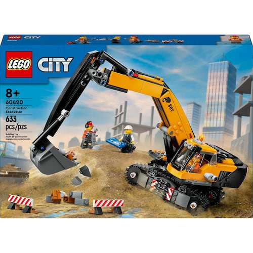 LEGO® Excavadora de Obra Amarilla