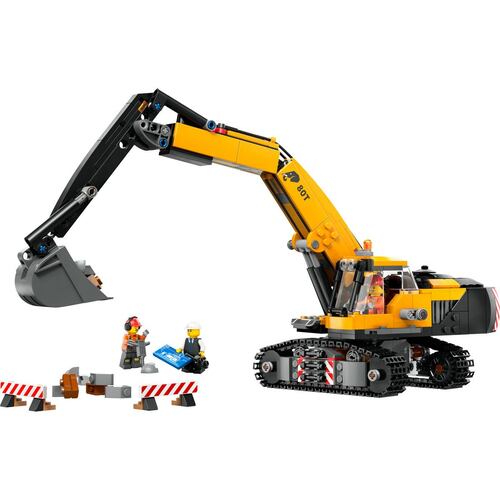 LEGO® Excavadora de Obra Amarilla