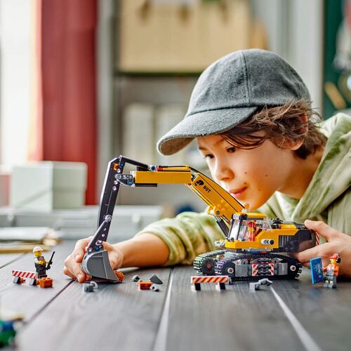 LEGO® Excavadora de Obra Amarilla