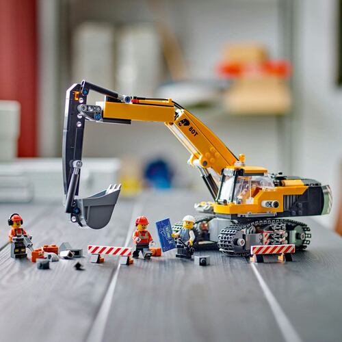 LEGO® Excavadora de Obra Amarilla