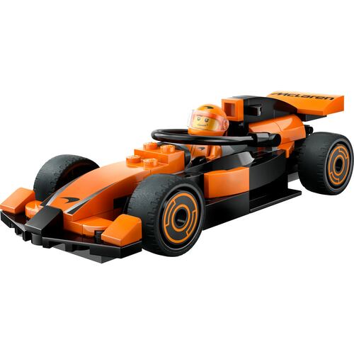 LEGO® Piloto de F1 con Auto de Carrera McLaren
