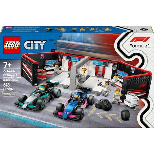 LEGO® Garaje de F1 y Auto Mercedes-AMG 6 Alpine