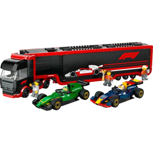 LEGO® Camión de F1 con Autos de F1 RB20 y AMR24
