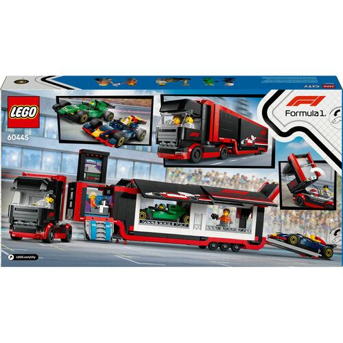LEGO® Camión de F1 con Autos de F1 RB20 y AMR24