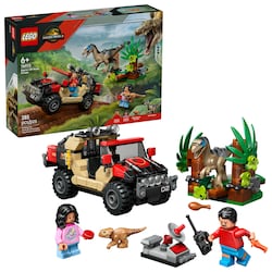 lego-jurassic-world-escape-en-auto-todoterreno-y-raptor-al-acecho-76972