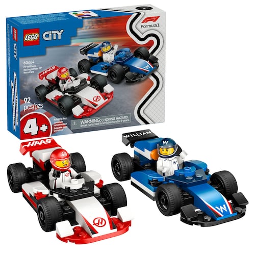 LEGO® F1 Williams Racing & Autos de Carrera Haas F1