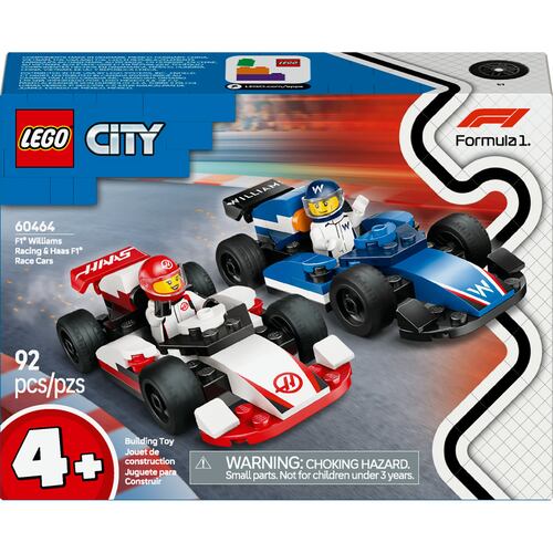 LEGO® F1 Williams Racing & Autos de Carrera Haas F1