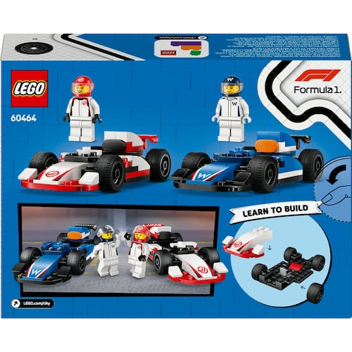 LEGO® F1 Williams Racing & Autos de Carrera Haas F1