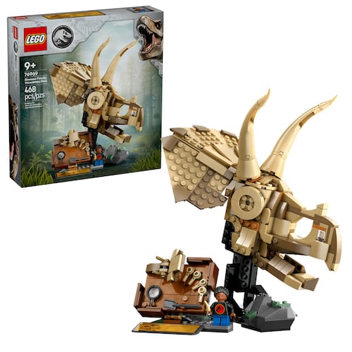 LEGO® Fósiles de Dinosaurios: Cráneo de Triceratop