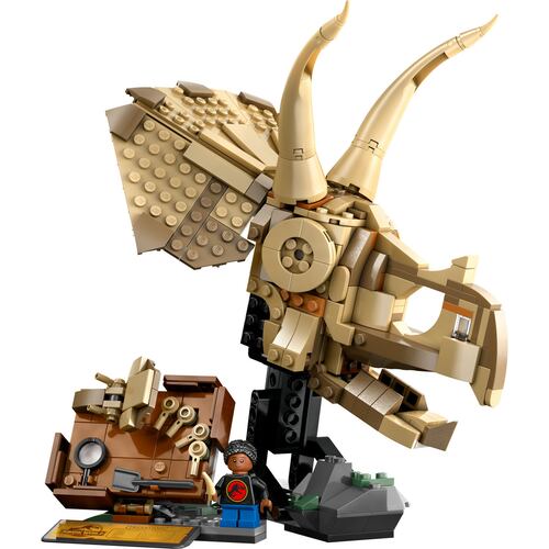 LEGO® Fósiles de Dinosaurios: Cráneo de Triceratop