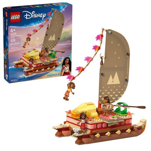 LEGO® Canoa de Aventuras de Moana