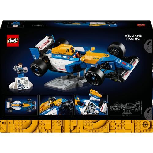 LEGO® Icons Williams Racing FW14B y Nigel Mansell