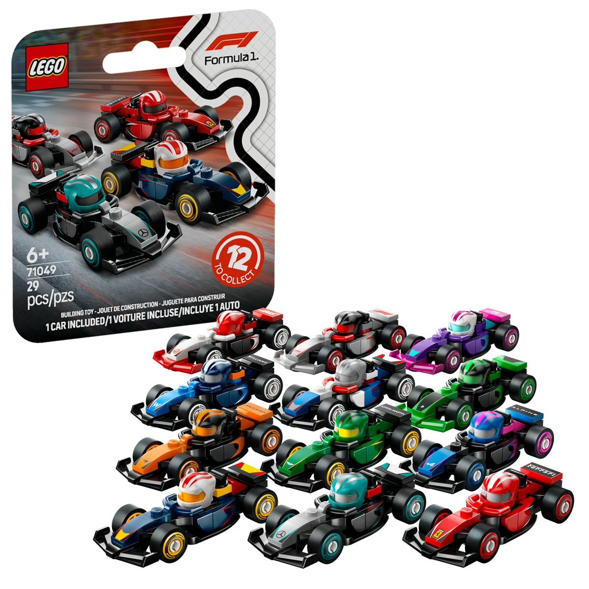 LEGO® Autos Sorpresa de F1® Coleccionables