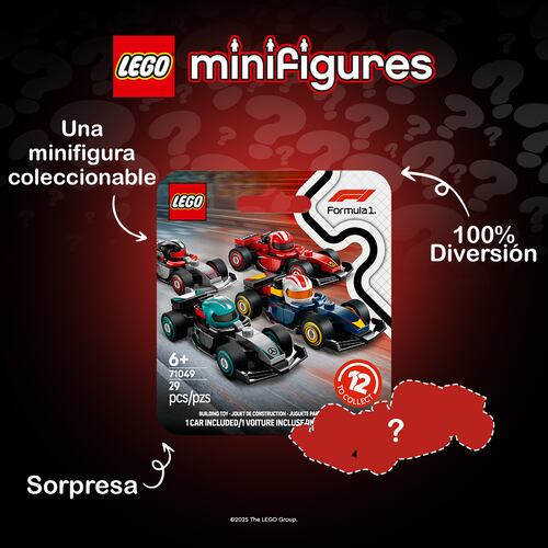 LEGO® Autos Sorpresa de F1® Coleccionables