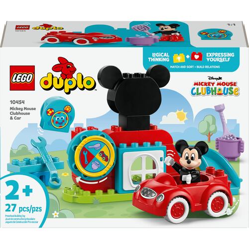 LEGO® DUPLO® Disney Casa y Auto de Mickey Mouse