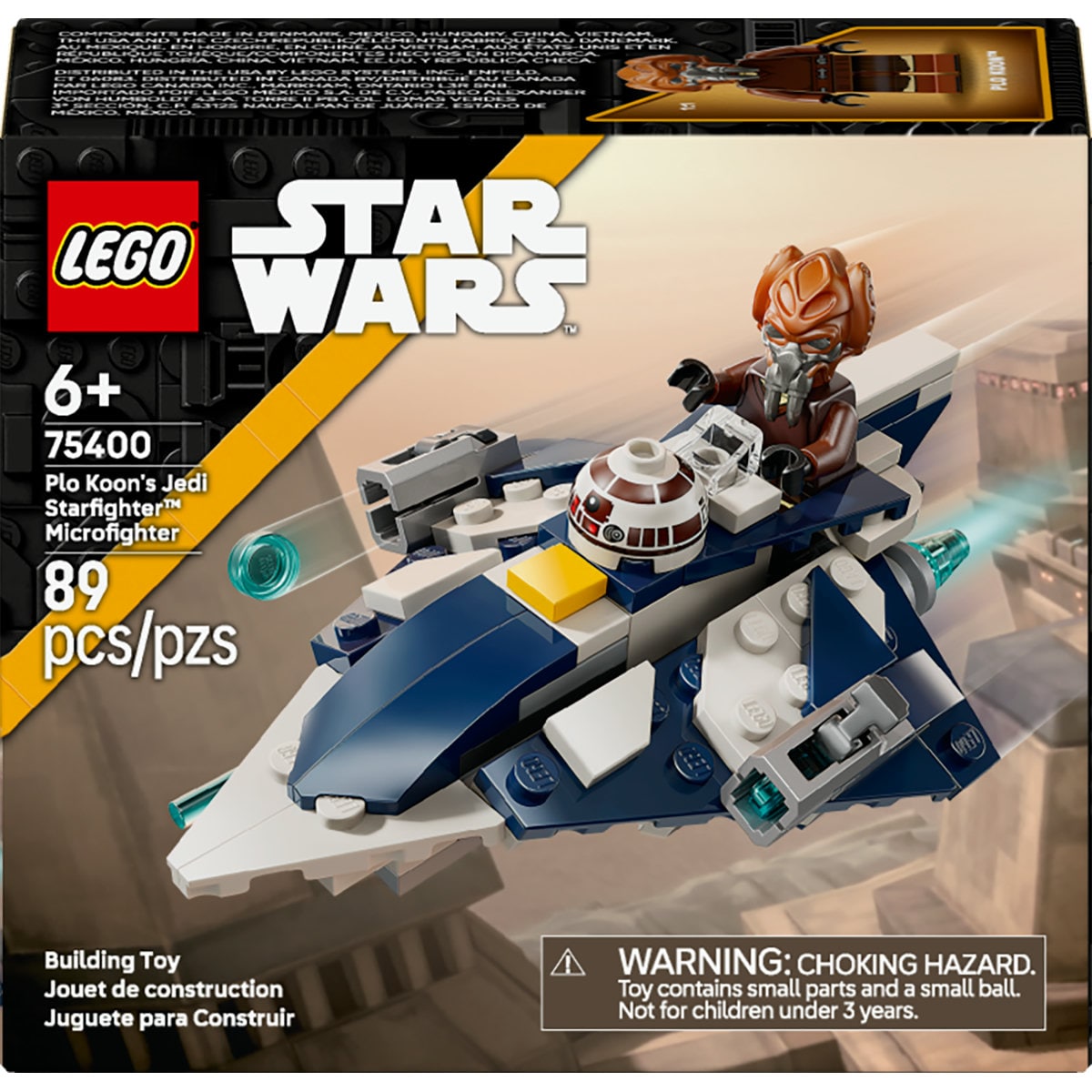 ガッティーページ LEGO® Star Wars™ Microfighter: Caza Estelar Jedi de Plo Koon 75400
