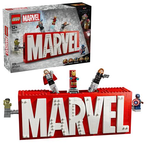 LEGO® Logotipo MARVEL y Minifiguras