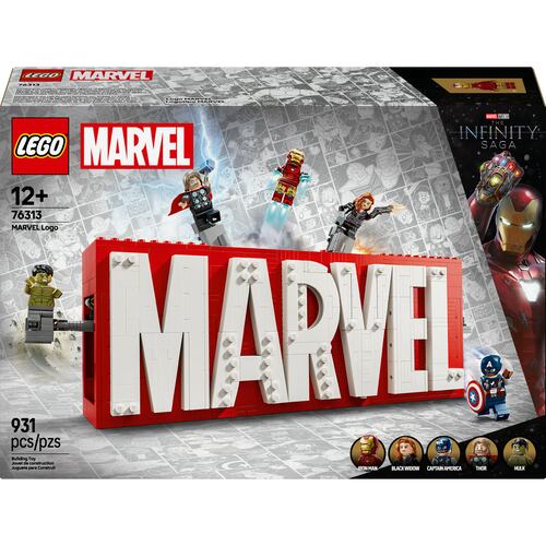 LEGO® Logotipo MARVEL y Minifiguras