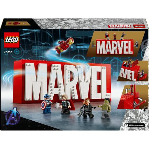 LEGO® Logotipo MARVEL y Minifiguras
