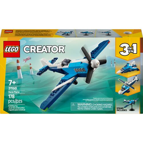 LEGO® Aeronave: Avión de Carreras