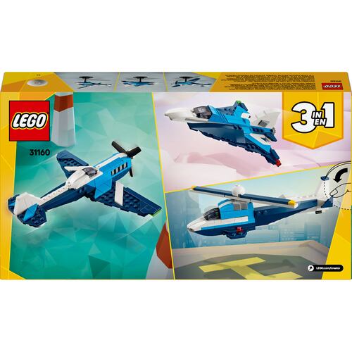 LEGO® Aeronave: Avión de Carreras